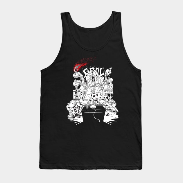 The Octopus Love Football Tank Top by ginanperdana